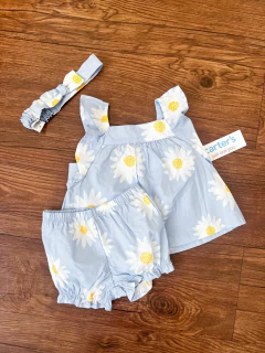Conjunto Carter´s com faixinha de cabelo