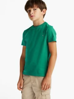 Camiseta Básica Verde Gola Redonda Tommy Hilfger - comprar online