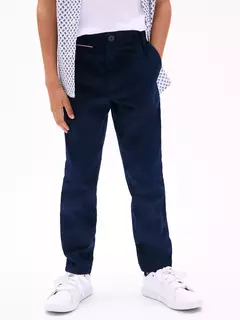 Calça Chino Strech Tommy Hilfiger Azul Marinho - Gih Baby Importados