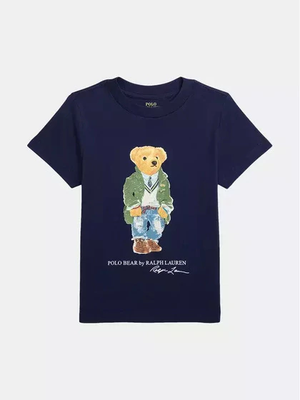Camiseta Polo Bear Ralph Lauren Marinho - comprar online
