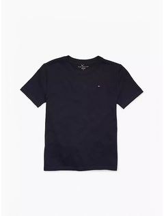 Camiseta Básica Preta Tommy Hilfiger