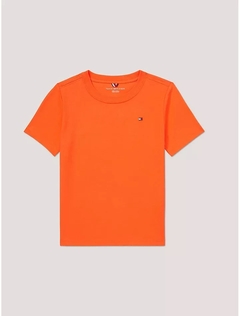 Camiseta Básica Laranja Tommy Hilfiger
