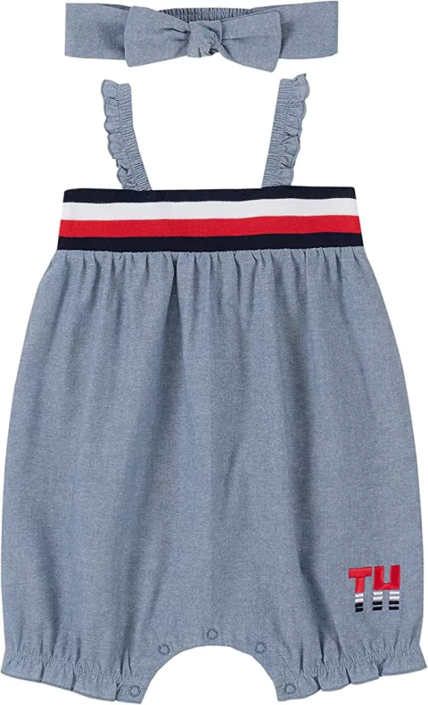 Romper + faixa de cabelo Tommy Hilfiger