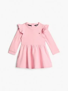 Vestido com Bolso Lateral e Detalhes Babado Tommy Hilfiger - Gih Baby Importados