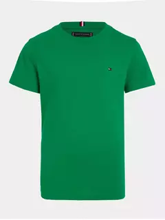 Camiseta Básica Verde Gola Redonda Tommy Hilfger na internet