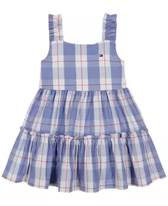 Vestido Tommy Hilfiger xadrez com babadinho