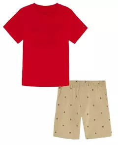 CONJUNTO CAMISETA E BERMUDA ESTAMPADA TOMMY HILFIGER