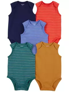 Kit Body Regata Listrado Carter´s