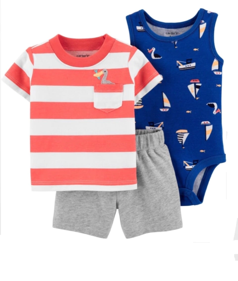 Trio Estampado Carter's