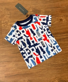 Camiseta com Escritos Tommy Hilfiger