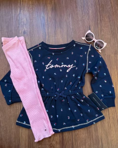 Conjunto Bata Flanelada + Legging Tommy Hilfiger - comprar online