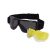 Óculos Proteção Airsoft Tatico X800 Goggle Set 3 Lentes Preto