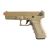 Pistola Airsoft Eletrica Cm030 Cyma Aep G18c Tan