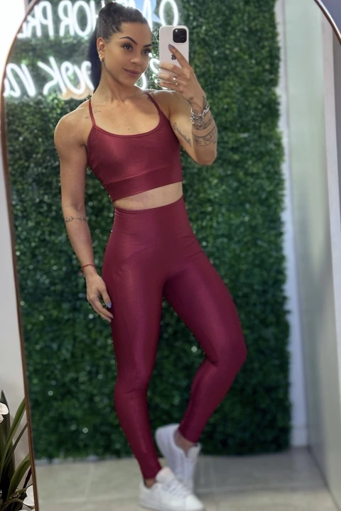 CONJUNTO CEREJA • TOP MAYA