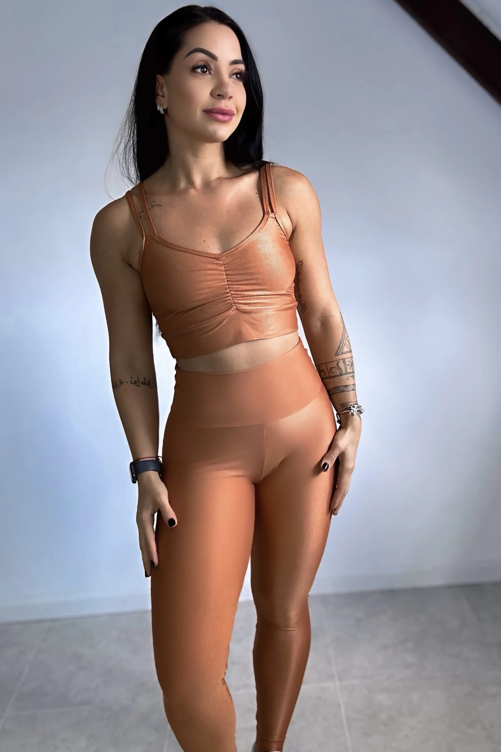 CONJUNTO BRONZE • TOP NATY