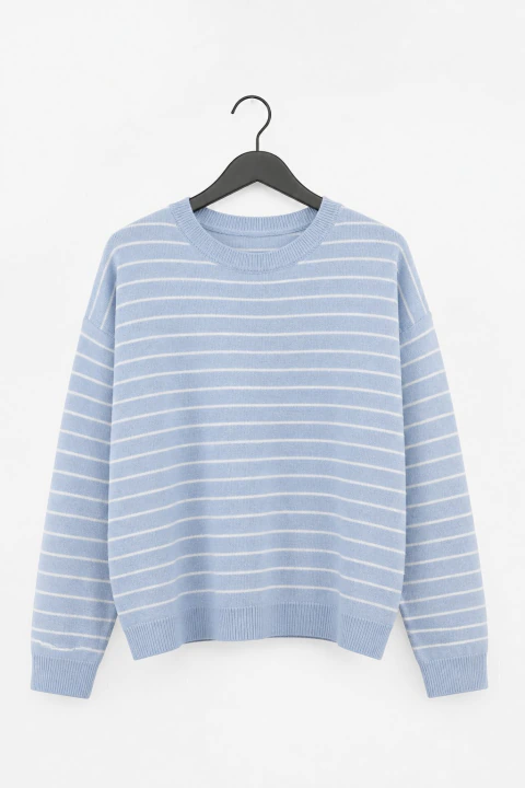 Imagen de Sweater rayado oversize primavera