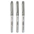 Caneta Permanente 1,1mm Ponta Fina Prata Kit C/3 Bic