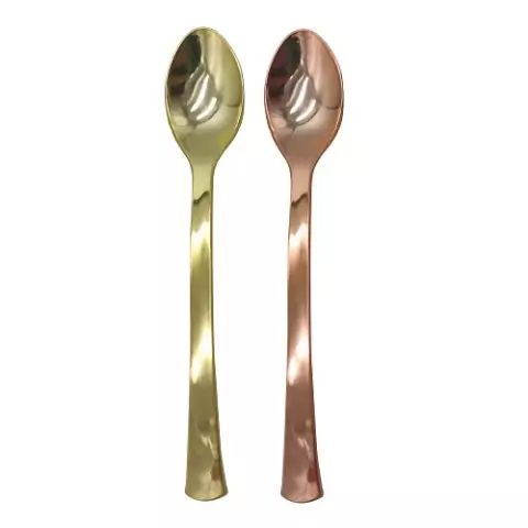 Mini Colher Para Sobremesa Descartável Festa Luxo Make+20und