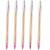 Caneta Esferográfica Bic 0.8 Fashion Fina Kit C/5 Rosa