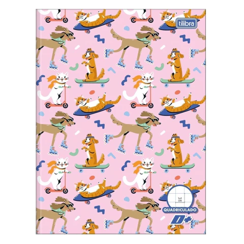 Caderno Quadriculado 1x1 Cm Colegial D+ Fem 40 Folhas - comprar online