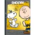 Caderno Brochura Colegial Snoopy 160 Folhas Famous Beagle