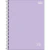 Caderno Espiral Univ. 10 Matérias Zip Light Lilás 160 Folhas