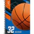 Caderno Espiral Univ. 10 Matérias Score Basketbal 160 Folhas