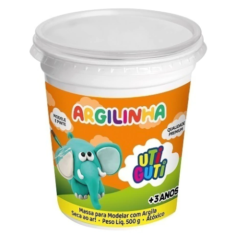 Argilinha Branca Uti Guti 500g Licyn
