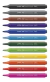 Caneta Hidrográfica Faber Castell Jumbo C/12 Cores - comprar online