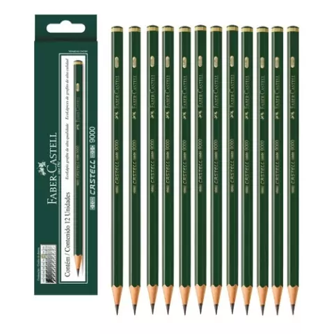 Lápis Técnico Faber Castell 6B 9000