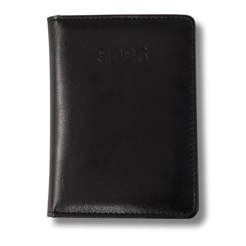 Agenda Diária A5 Executiva Costurada Preta Yepp - comprar online