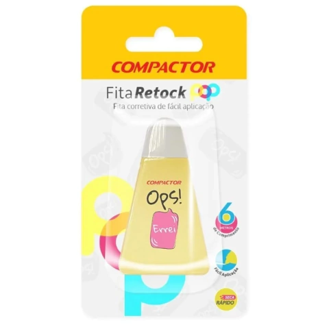 Corretivo Em Fita 4,2mm X 6m Retock Pop Compactor - loja online