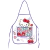 Avental Escolar Plástico Hello Kitty 48x 39,5cm Leo & Leo