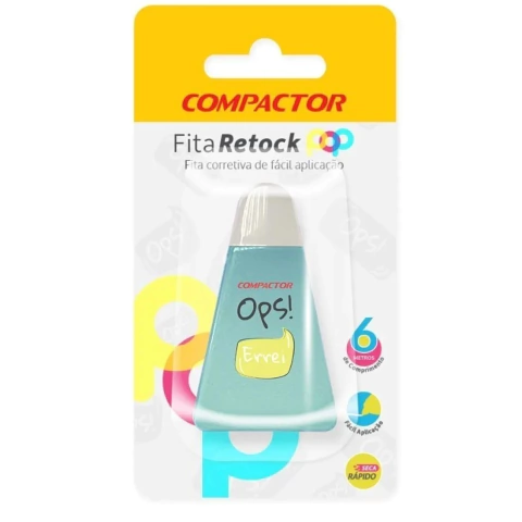 Corretivo Em Fita 4,2mm X 6m Retock Pop Compactor - comprar online