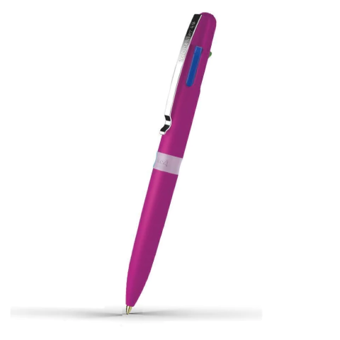 Caneta Esferográfica Lilás Schneider BallPoint Take 4 Cores - comprar online