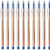 Caneta Esferográfica Bic 0.8 Cristal Fina Kit C/10 Azul