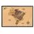Quadro De Cortiça 60x90 MDF Decorativo Mapa Brasil Stalo - comprar online