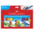 Caneta Hidrográfica Faber Castell C/24 Cores