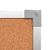 Imagem do Quadro De Cortiça 90x60 MDF Revestido Alumínio SOFT Stalo