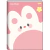 Caderno Brochura Univ 1 Matéria Cute Animals Bunny 80 Folhas