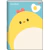 Caderno Brochura Univ 1 Matéria Cute Animals Chick 80 Folhas