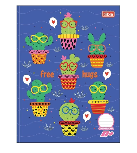 Caderno De Caligrafia Colegial Cactus Love D+ 40 Folhas - comprar online