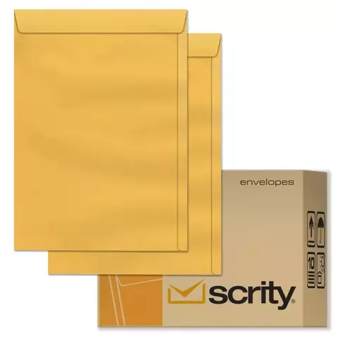 Envelope Saco Ouro 8X11,5cm Caixa C/ 250 Unidades - comprar online