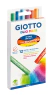 Giz Pastel Oleoso Giotto Maxi com 12 Cores - Femapel