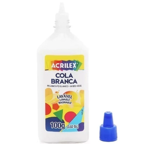 Cola Branca Escolar Lavável 100g Acrilex