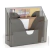 Organizador De Mesa Triplo Office Acrílico Maxcril Fumê