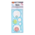Régua Plástica Espirógrafo 20cm Azul BRW