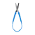 A Tesoura Escolar Vai e Vem Azul Brw na internet