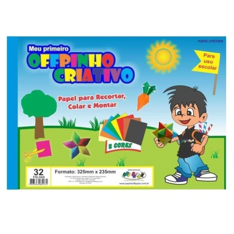 Bloco Criativo Meu Primeiro Offpinho 325mm X 235mm 32 Folhas