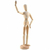 Boneco Manequim Articulado P/ Desenho Feminino 30cm Natural - comprar online